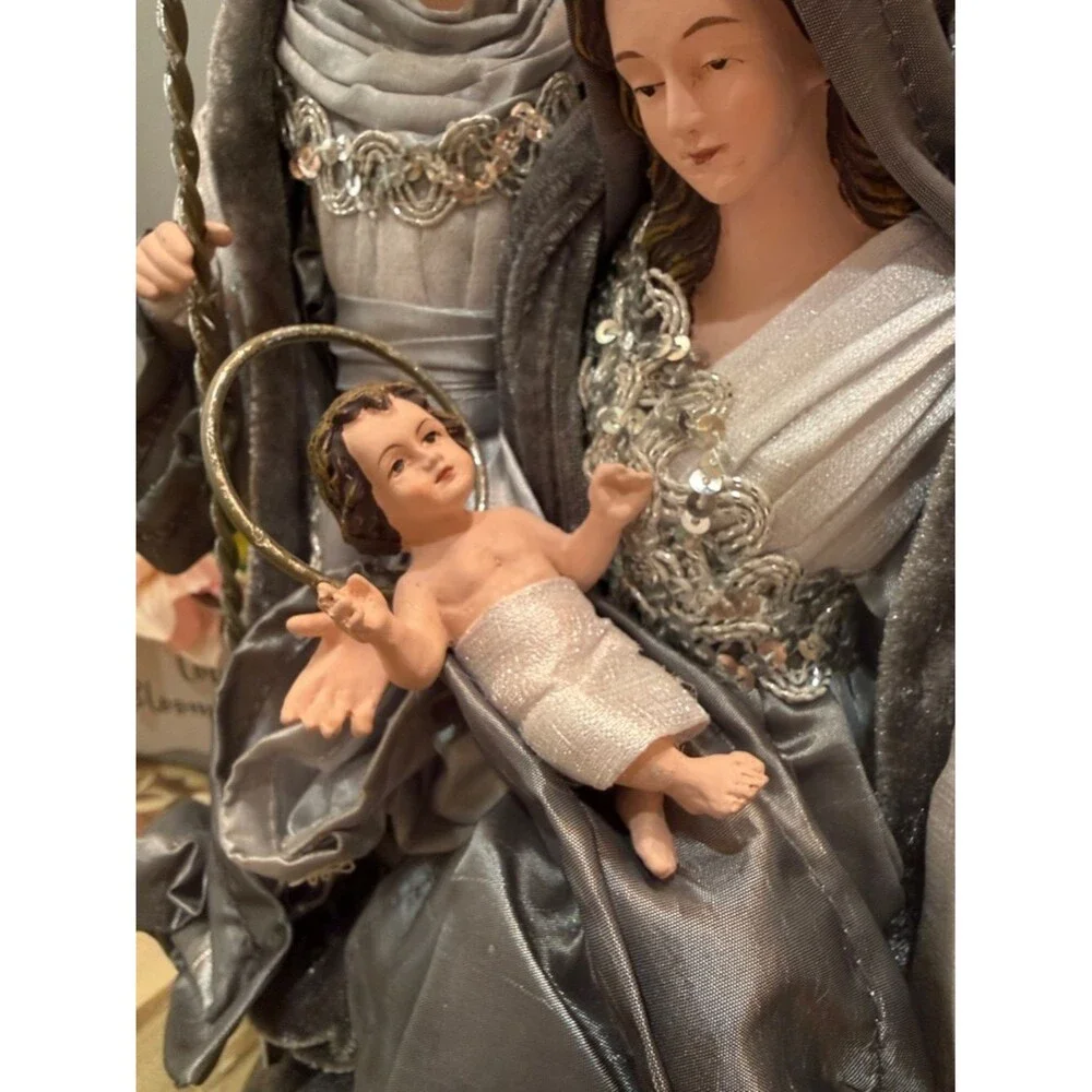 Vintage Holy Family Nativity Mary Joseph Baby Jesus
